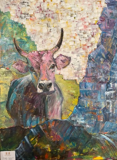 Leo Camenzind: Kuh auf der Alm